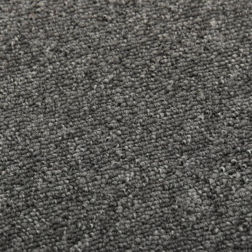 Dalles de tapis de sol 16 pcs 4 m² 25x100 cm Gris - Photo n°3; ?>