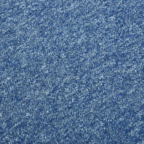 Dalles de tapis de sol 20 pcs 5 m² 50x50 cm Bleu - Photo n°2; ?>