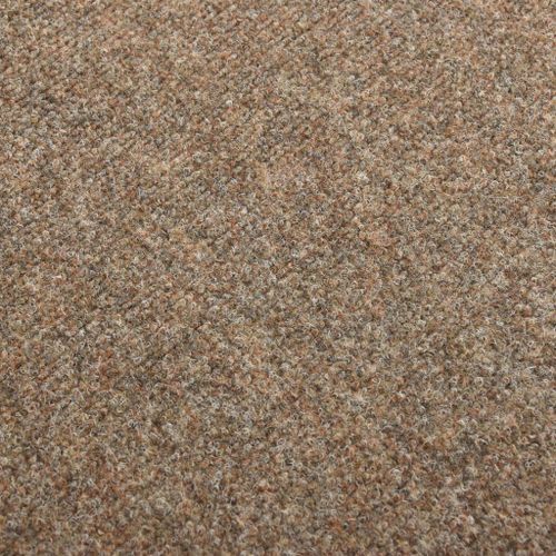 Dalles de tapis de sol 20 pcs 5 m² Beige - Photo n°2; ?>