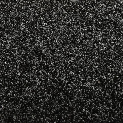 Dalles de tapis de sol 20 pcs 5 m² Noir - Photo n°2; ?>