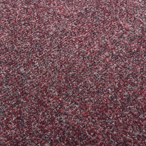 Dalles de tapis de sol 20 pcs 5 m² Rouge foncé - Photo n°2; ?>