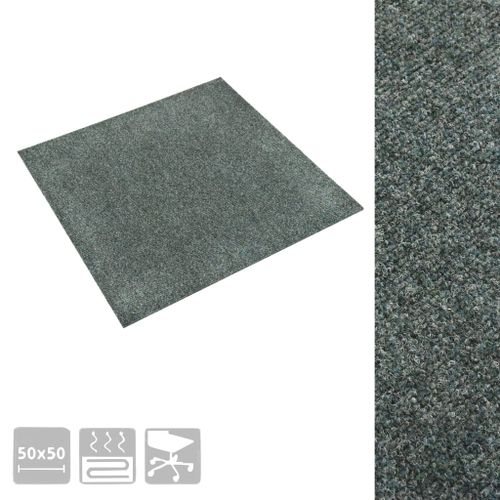 Dalles de tapis de sol 20 pcs 5 m² Vert - Photo n°3; ?>