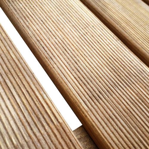 Dalles de terrasse 30 pcs 50x50 cm Bois Marron - Photo n°3; ?>