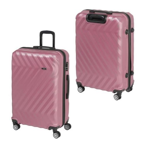 Daniel Hechter - Set 3 valises 4 roues ABS Rose - Photo n°2; ?>
