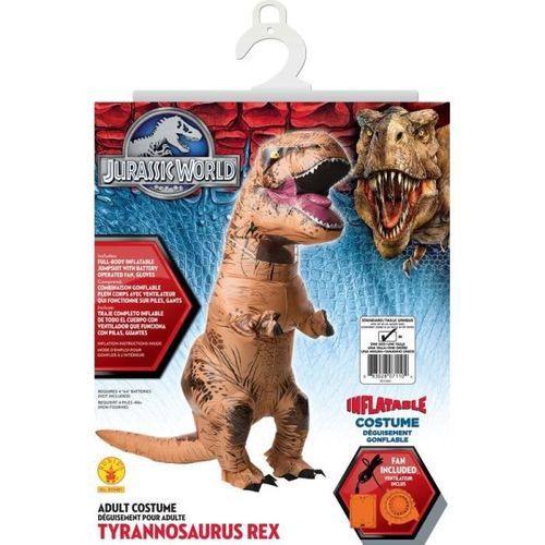 Déguisement Dinosaure T-Rex Adulte Taille Unique - Jurassic World - Photo n°2; ?>