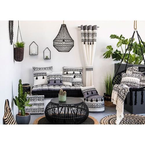 DEKO & CO Plaid imprimé Gypset - 130 x 150 cm - Photo n°2; ?>