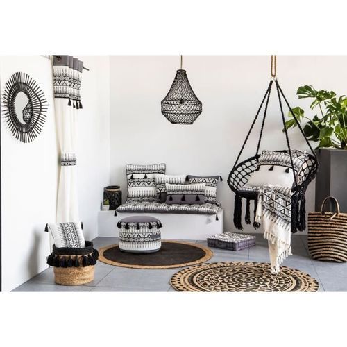 DEKO & CO Plaid imprimé Gypset - 130 x 150 cm - Photo n°3; ?>