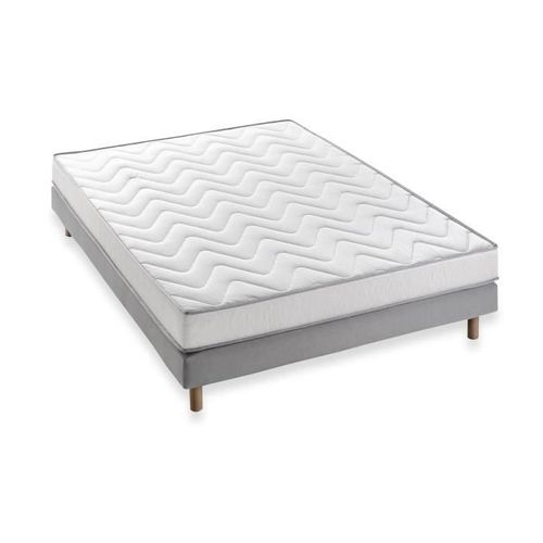 DEKO DREAM Ensemble Memoflex Matelas 140 x 190 cm + sommier - 5 zones et mémoire de forme - 16 cm - Photo n°2; ?>