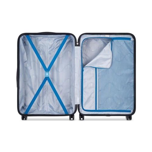 DELSEY - COMETE + - Valise trolley rigide - Bleu clair - taille XL - V : 98.83 L - 77 x 50 x 30 cm - Photo n°3; ?>