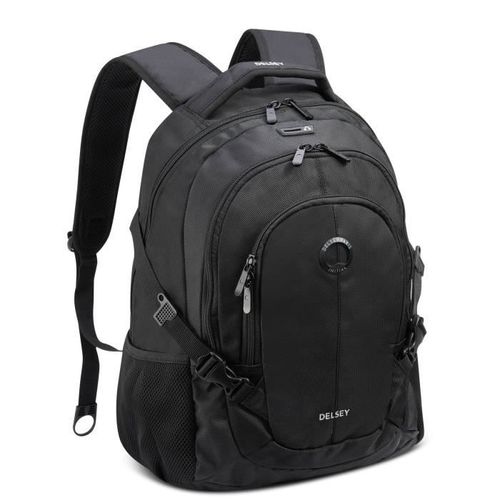 DELSEY Navigator Sac a dos - Port USB - Polyester - 47,5x32x5x21,5 - 0,700 kg - Noir - Photo n°2; ?>