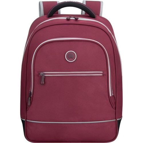 DELSEY Sac a dos 1 compartiment - Framboise - Polyester - 42x32x18 - 600 gr - Photo n°2; ?>