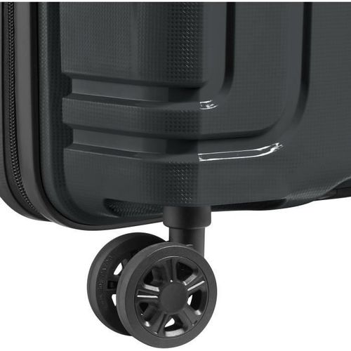 DELSEY Valise Trolley Brisban 55 cm Cabine Slim 4 Roues + TSA + Polypropylene Noir - Photo n°3; ?>