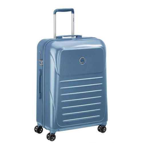 DELSEY Valise Trolley Munia - 66 cm - 4 Roues - Bleu - Photo n°3; ?>