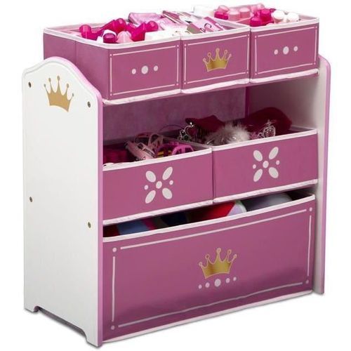 DELTA CHILDREN meuble de rangement couronne blanc - rose - Photo n°2; ?>