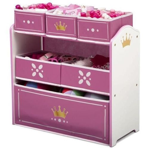 DELTA CHILDREN meuble de rangement couronne blanc - rose - Photo n°3; ?>