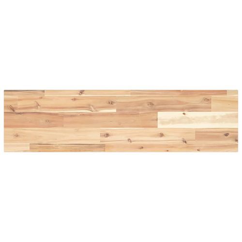 Dessus de table 100x20x2 cm rectangulaire bois massif d'acacia - Photo n°2; ?>