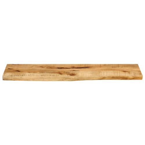 Dessus de table 100x30x2,5 cm bord vivant bois massif manguier - Photo n°3; ?>