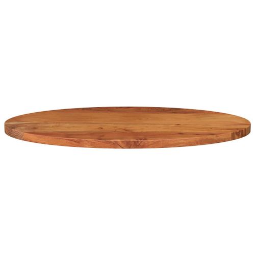 Dessus de table 100x40x2,5 cm ovale bois massif d'acacia - Photo n°3; ?>