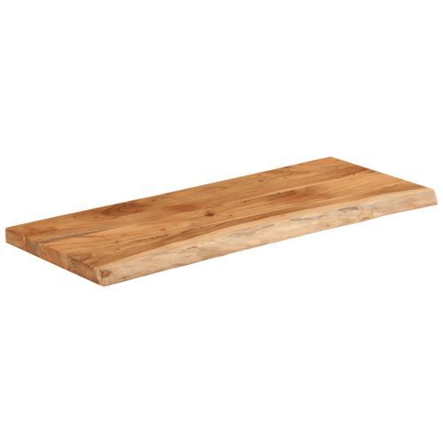 Dessus de table 100x40x2,5 cm rectangulaire bois massif acacia - Photo n°3; ?>