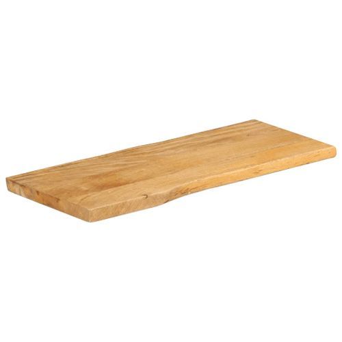 Dessus de table 100x40x3,8 cm bord vivant bois massif manguier - Photo n°2; ?>