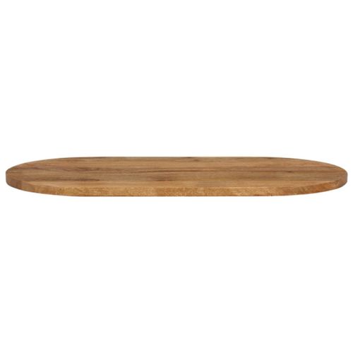 Dessus de table 100x40x3,8 cm ovale bois massif de manguier - Photo n°3; ?>