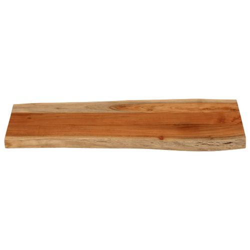 Dessus de table 100x40x3,8 cm rectangulaire bois massif acacia - Photo n°3; ?>