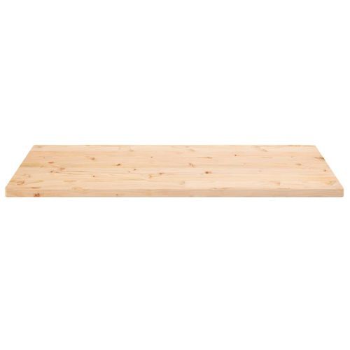 Dessus de table 100x50x2,5 cm bois de pin massif rectangulaire - Photo n°3; ?>