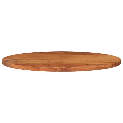 Dessus de table 100x50x2,5 cm ovale bois massif d'acacia - Photo n°3; ?>