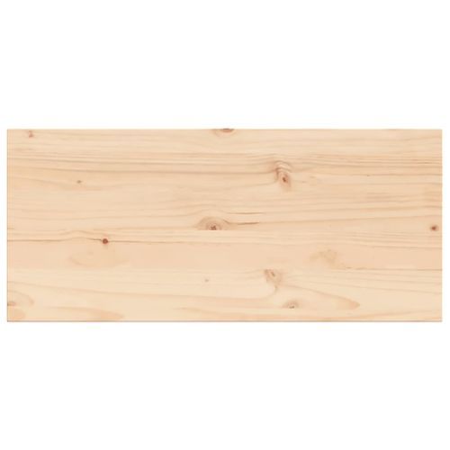 Dessus de table 100x50x2,5 cm rectangulaire bois de pin massif - Photo n°2; ?>