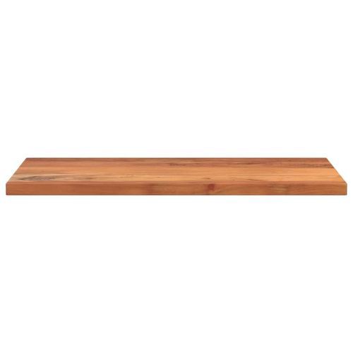 Dessus de table 100x50x2,5cm rectangulaire bois massif d'acacia - Photo n°3; ?>