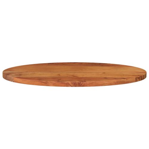 Dessus de table 100x50x3,8 cm ovale bois massif d'acacia - Photo n°3; ?>