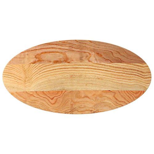 Dessus de table 100x50x4 cm bois de chêne massif ovale - Photo n°2; ?>