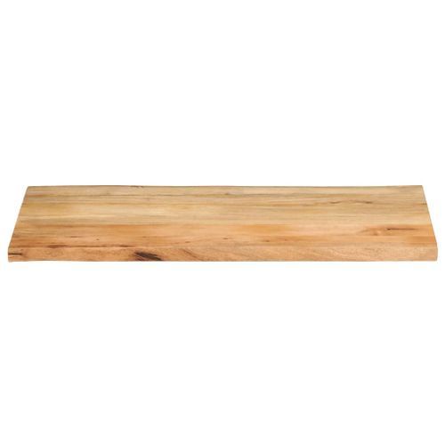 Dessus de table 100x60x2,5 cm bord vivant bois massif manguier - Photo n°3; ?>