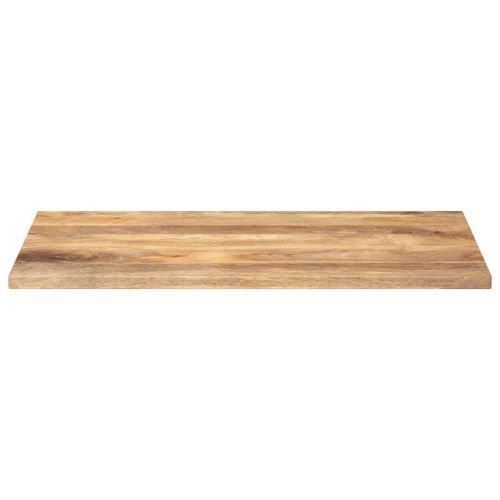 Dessus de table 100x60x2,5cm rectangulaire bois massif manguier - Photo n°3; ?>