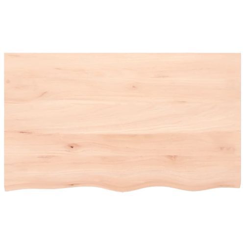 Dessus de table 100x60x2 cm bois de chêne massif non traité - Photo n°3; ?>