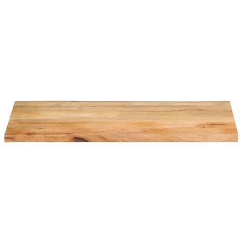 Dessus de table 100x60x3,8 cm bord vivant bois massif manguier - Photo n°3; ?>