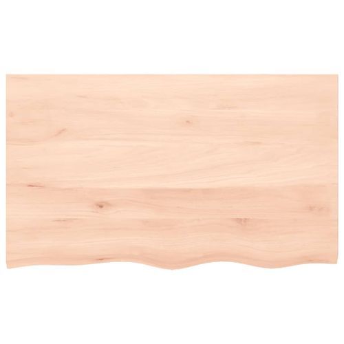 Dessus de table 100x60x4 cm bois de chêne massif non traité - Photo n°3; ?>