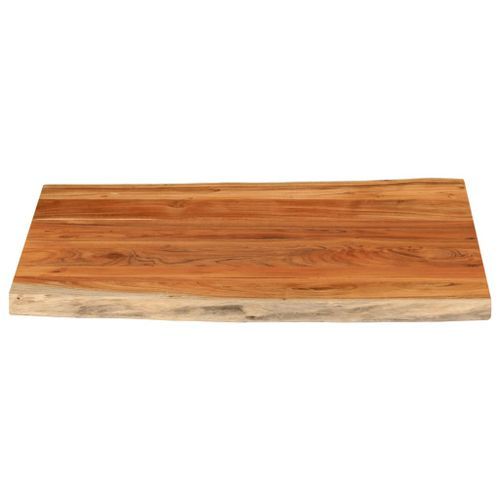 Dessus de table 100x80x2,5 cm rectangulaire bois massif acacia - Photo n°3; ?>