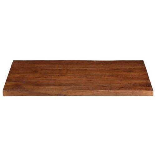 Dessus de table 100x80x2,5cm rectangulaire bois massif récupéré - Photo n°3; ?>