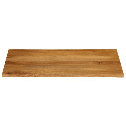 Dessus de table 100x80x3,8 cm bord vivant bois massif manguier - Photo n°3; ?>