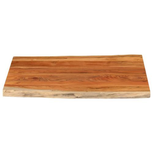 Dessus de table 100x80x3,8 cm rectangulaire bois massif acacia - Photo n°3; ?>