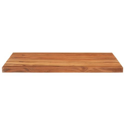 Dessus de table 100x80x3,8cm rectangulaire bois massif d'acacia - Photo n°3; ?>