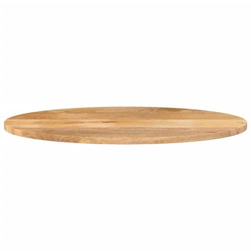 Dessus de table 110x40x2,5 cm ovale bois massif de manguier - Photo n°3; ?>