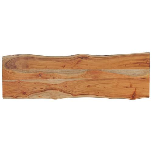 Dessus de table 110x40x2,5 cm rectangulaire bois massif acacia - Photo n°3; ?>