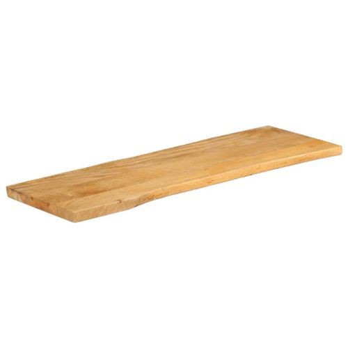 Dessus de table 110x40x3,8 cm bord vivant bois massif manguier - Photo n°2; ?>