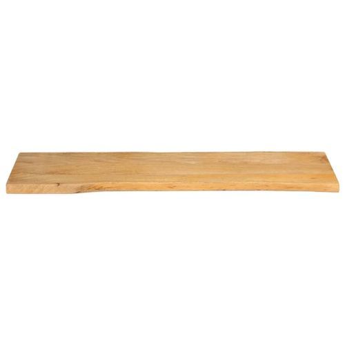 Dessus de table 110x40x3,8 cm bord vivant bois massif manguier - Photo n°3; ?>