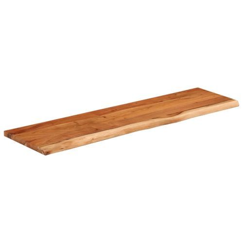 Dessus de table 120x40x2,5 cm rectangulaire bois massif acacia - Photo n°3; ?>