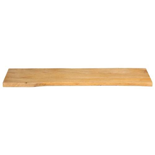 Dessus de table 120x40x3,8 cm bord vivant bois massif manguier - Photo n°3; ?>