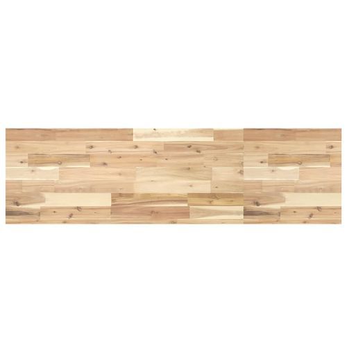 Dessus de table 120x40x4 cm rectangulaire bois massif d'acacia - Photo n°2; ?>