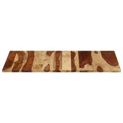 Dessus de table 120x60x(2,5-2,7) cm Bois solide - Photo n°3; ?>